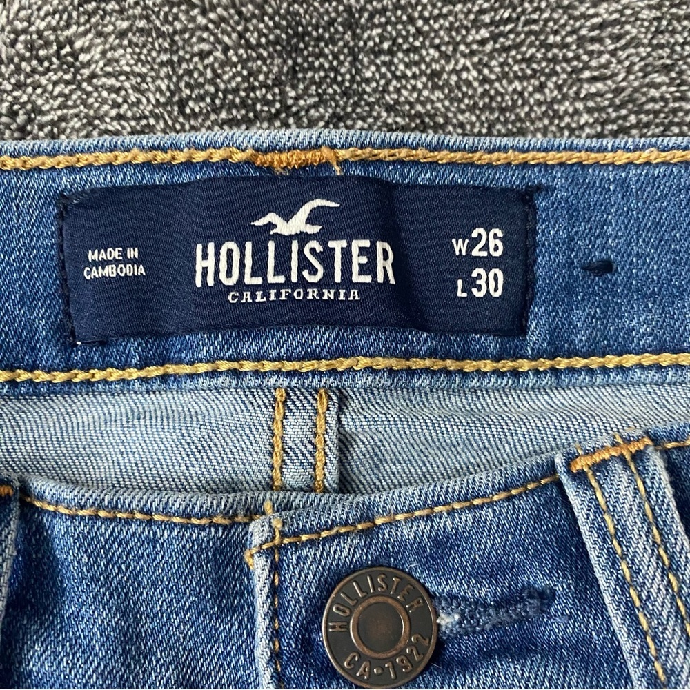 Hollister Extreme Skinny‎ Blue Jeans - Picture 4 of 5
